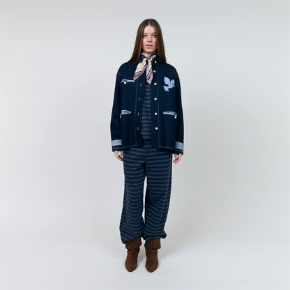 EddaLL Jacket fra Lolly's Laundry - Dark Blue - På model