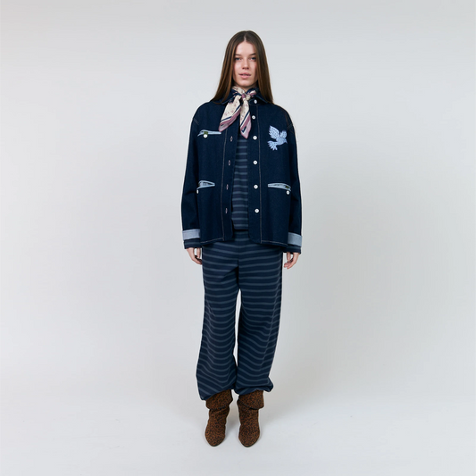 EddaLL Jacket fra Lolly's Laundry - Dark Blue - På model
