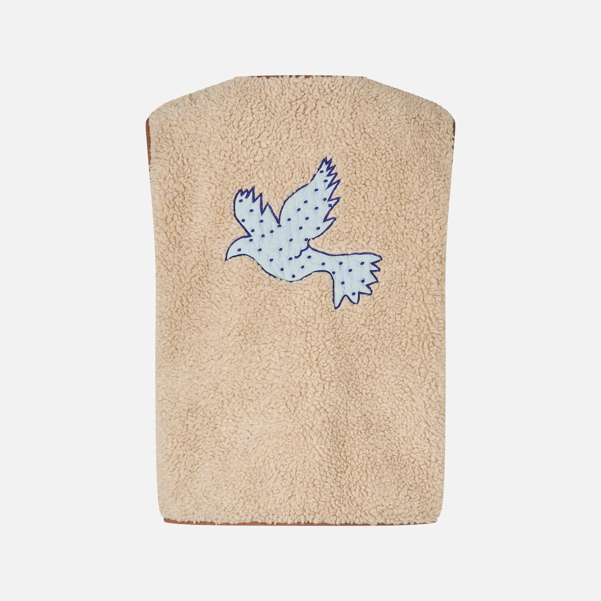 JaceLL Teddy Vest fra Lolly's Laundry - Rust - Ryg