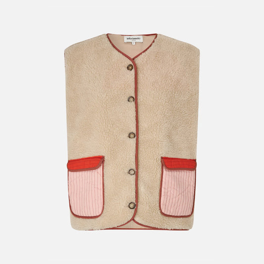 JaceLL Vest fra Lolly's Laundry - Sand