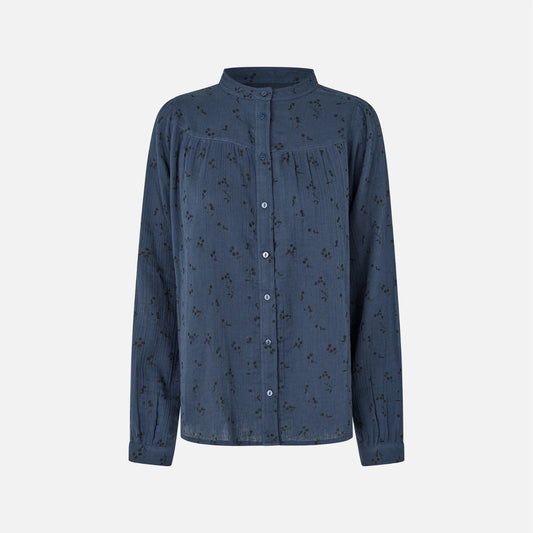 NickyLL Skjorte fra Lolly's Laundry - Dark Blue
