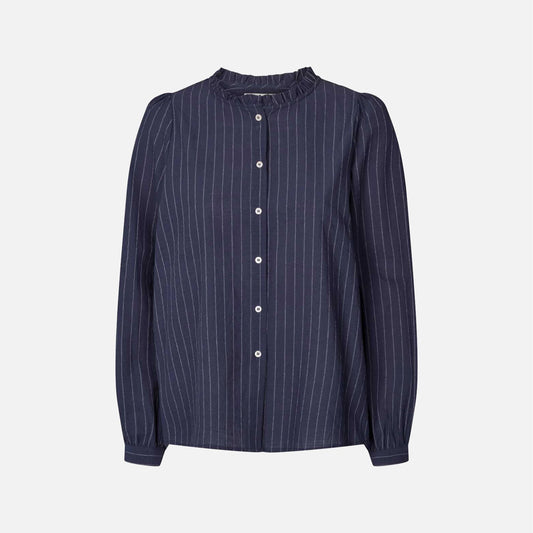 River Shirt fra Lolly's Laundry i Dark Blue