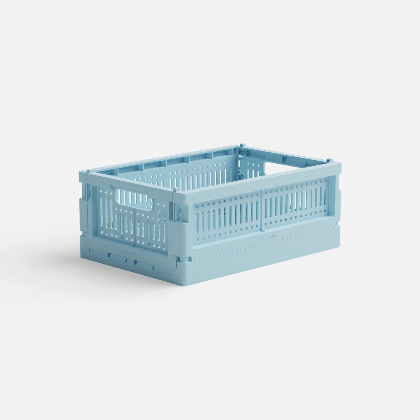 Mini foldekasse fra Made Crate i Crystal Blue