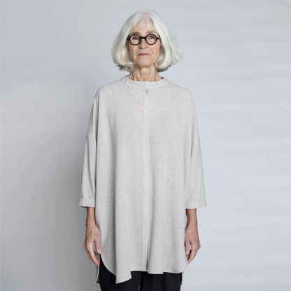 Elba shirt fra Muse Wear i Creme Ecovero Wool