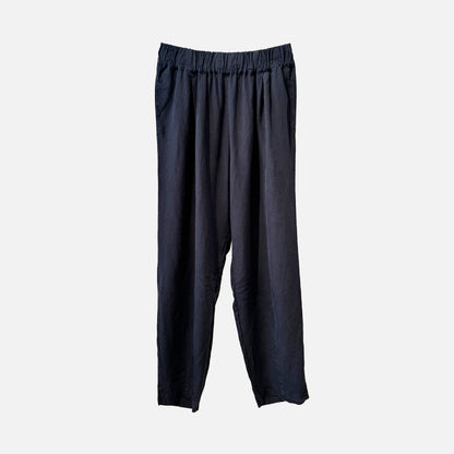 Lola Pants fra Muse Wear - Navy Tencel/Linen Mix