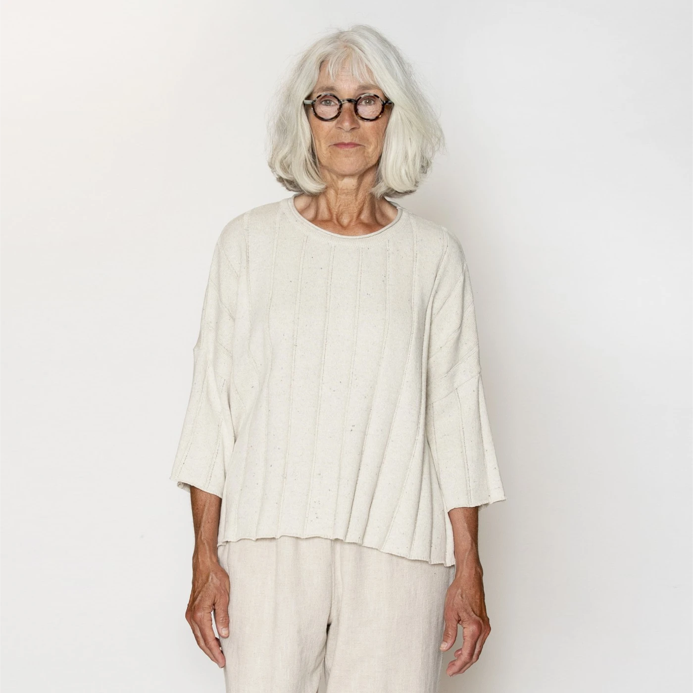 Silke Top - Fine Denim Knit