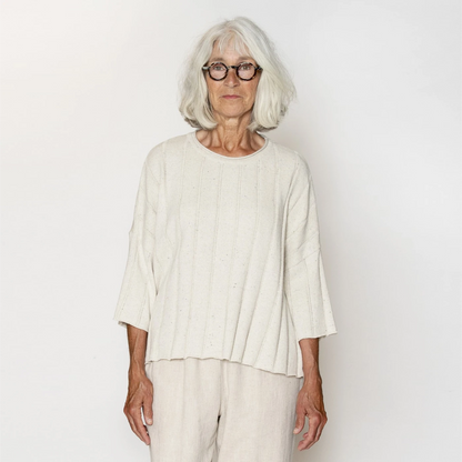 Silke Top - Fine Denim Knit