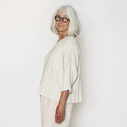 Silke Top - Fine Denim Knit