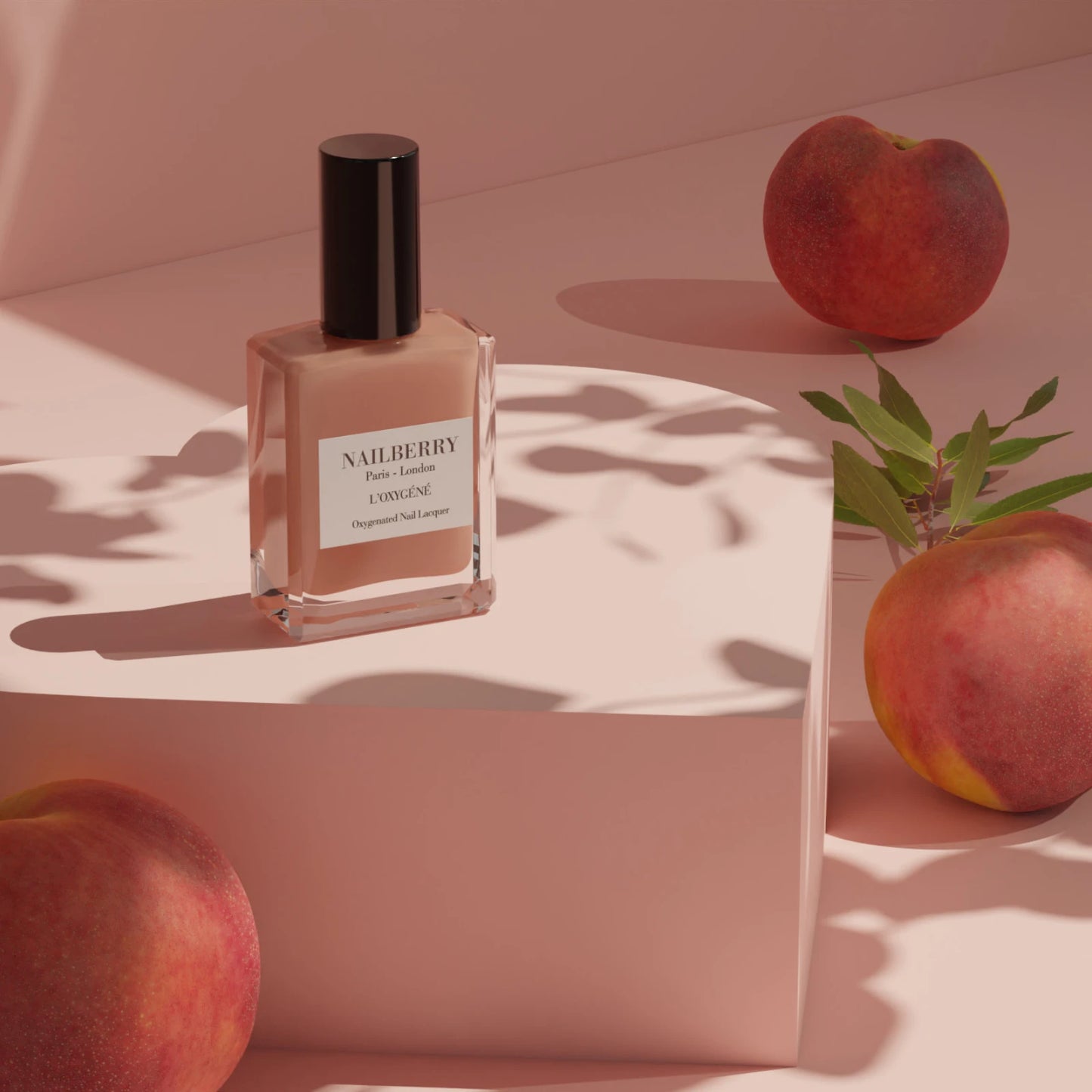 Peach of My Heart neglelak fra Nailberry (kampagnefoto)