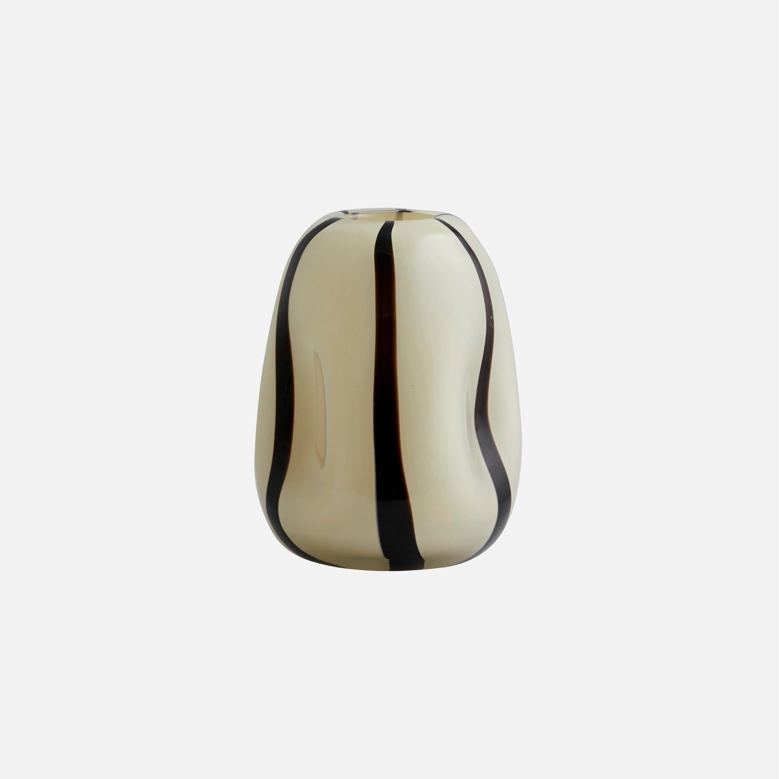 Bohol Vase Small fra Nordal - Råhvid