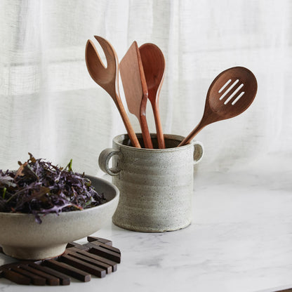 Carota Opbevaringskrukke/bestikholder med redskaber