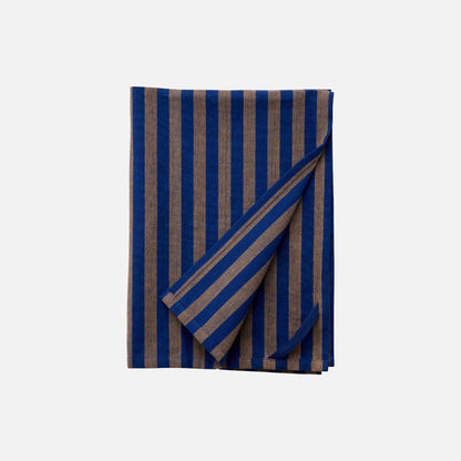 Rafu viskestykke fra Nordal - Brun/Blå