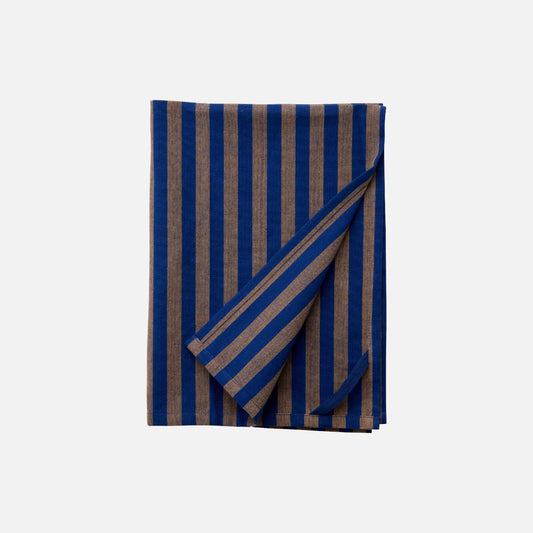 Rafu viskestykke fra Nordal - Brun/Blå