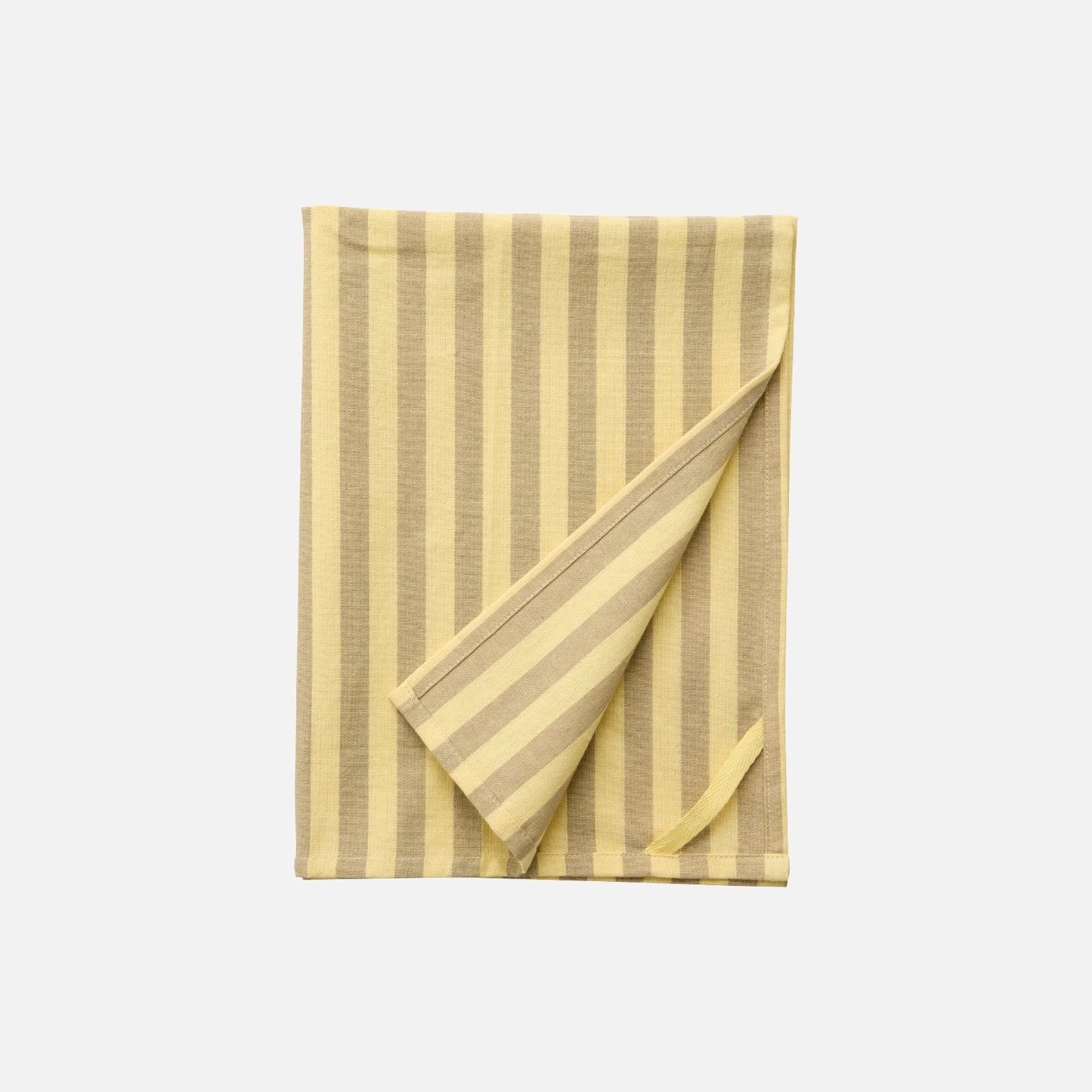 Rafu viskestykke fra Nordal - Gul/Beige