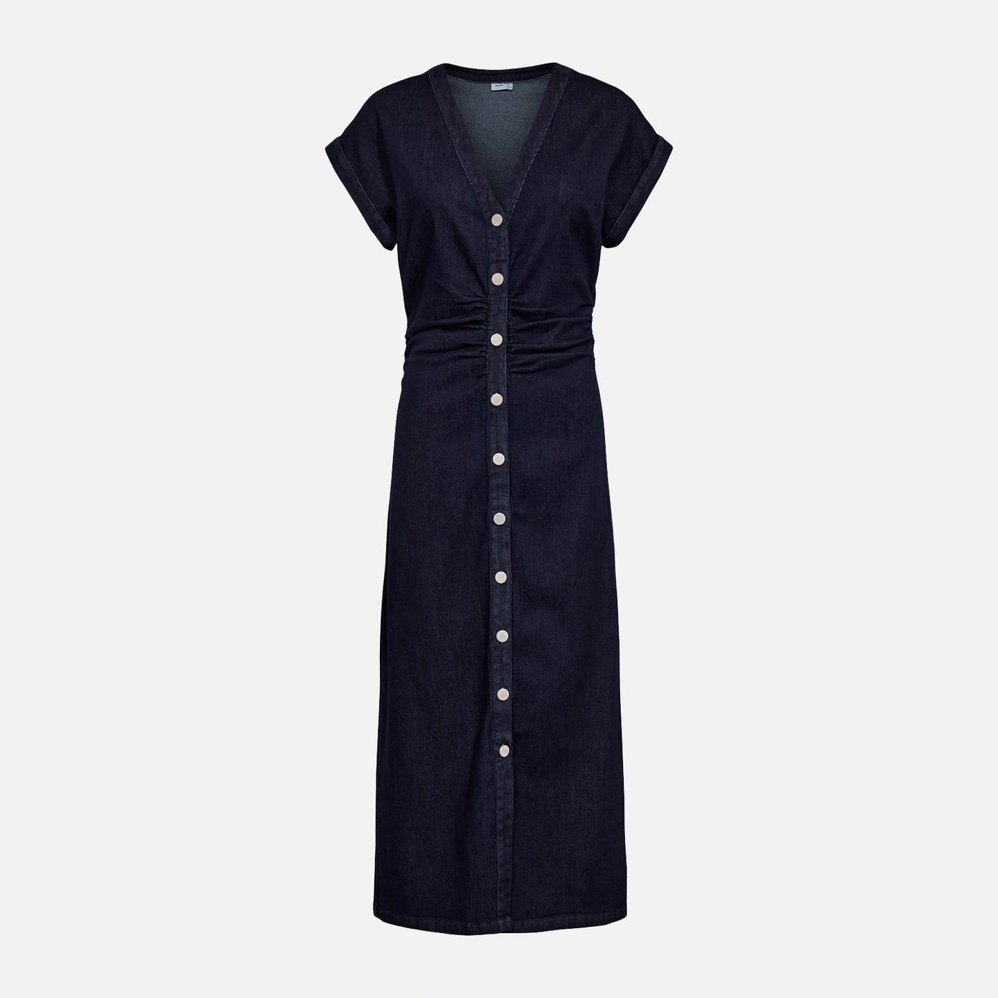Nualetta Dress fra Nümph - Dark Blue Denim