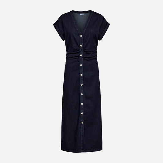 Nualetta Dress fra Nümph - Dark Blue Denim