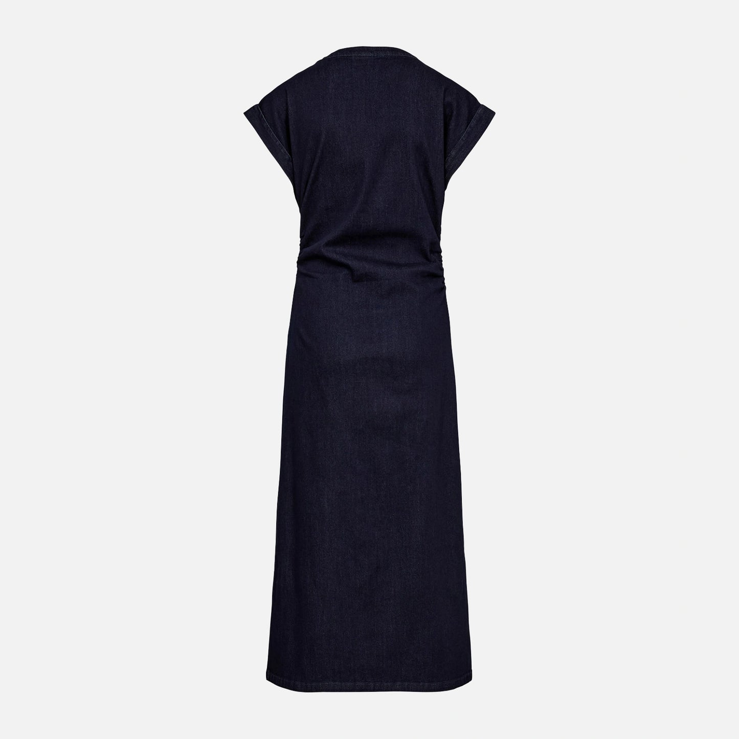 Nualetta Dress fra Nümph - Dark Blue Denim - Ryg