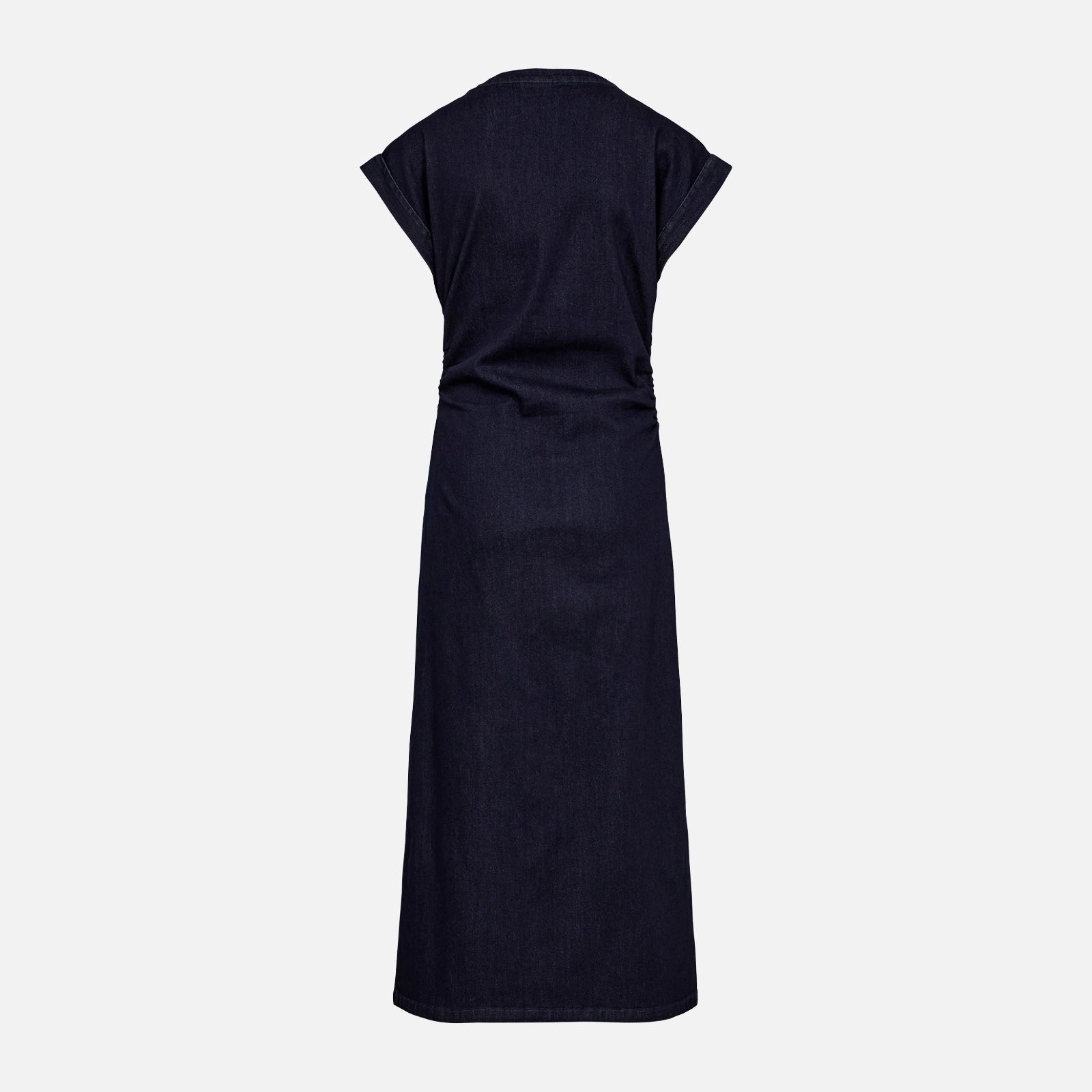 Nualetta Dress fra Nümph - Dark Blue Denim - Ryg
