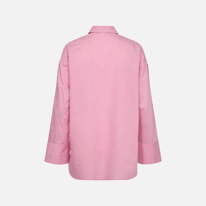 Nualicia Shirt fra Nümph - Fuchsia Pink - Ryg