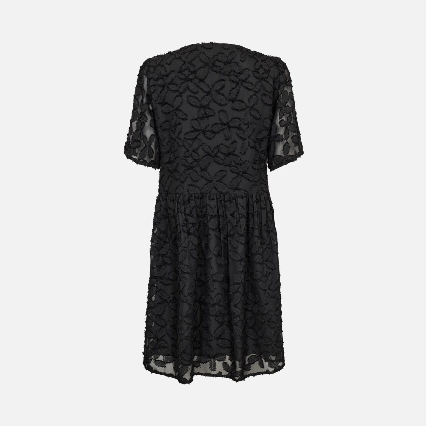 Nuancing Dress fra Nümph - Caviar - Ryg