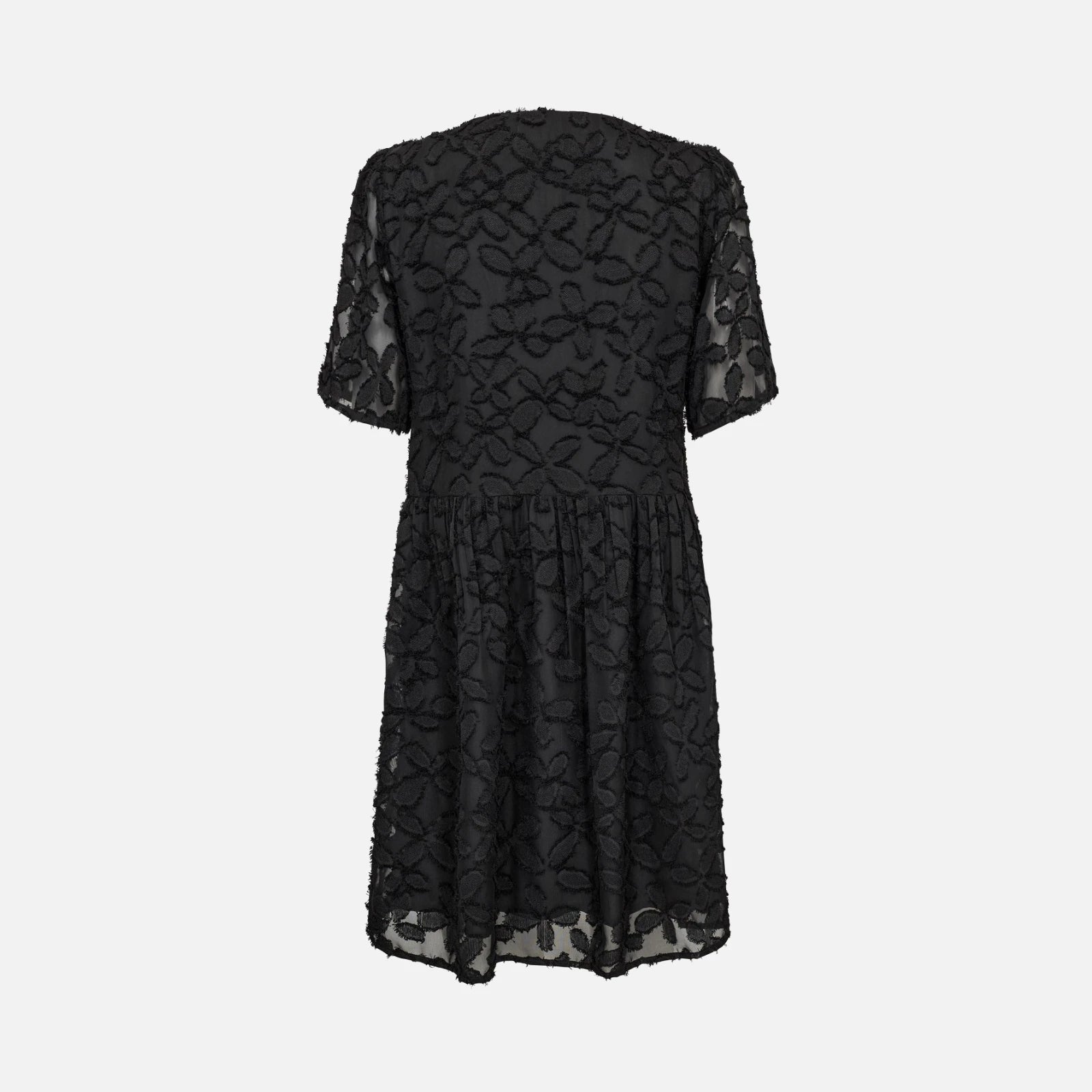 Nuancing Dress fra Nümph - Caviar - Ryg