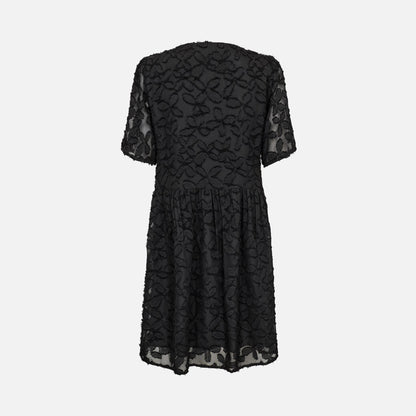 Nuancing Dress fra Nümph - Caviar - Ryg