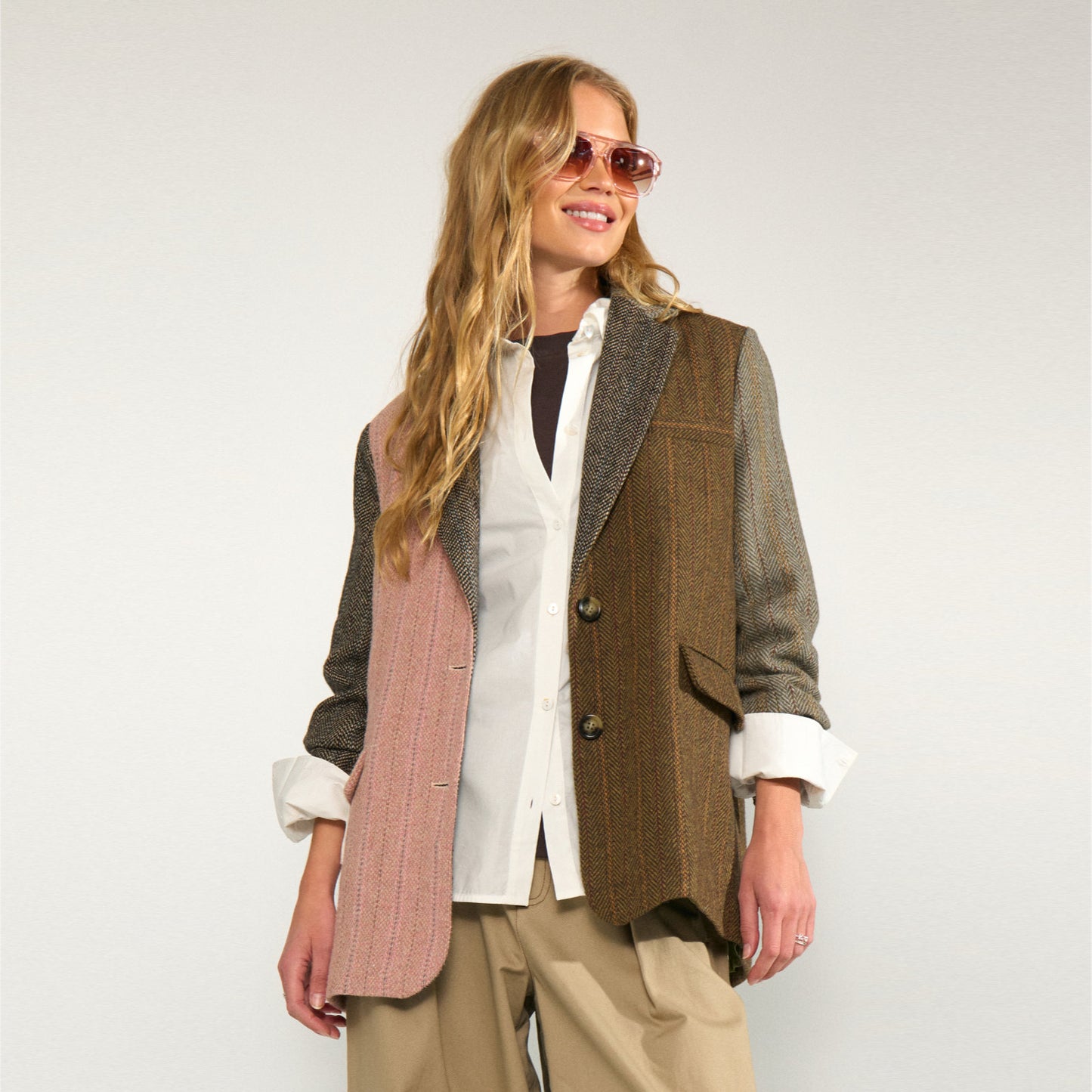 Nuavey Herringbone Blazer fra Nümph - Polignac - Model