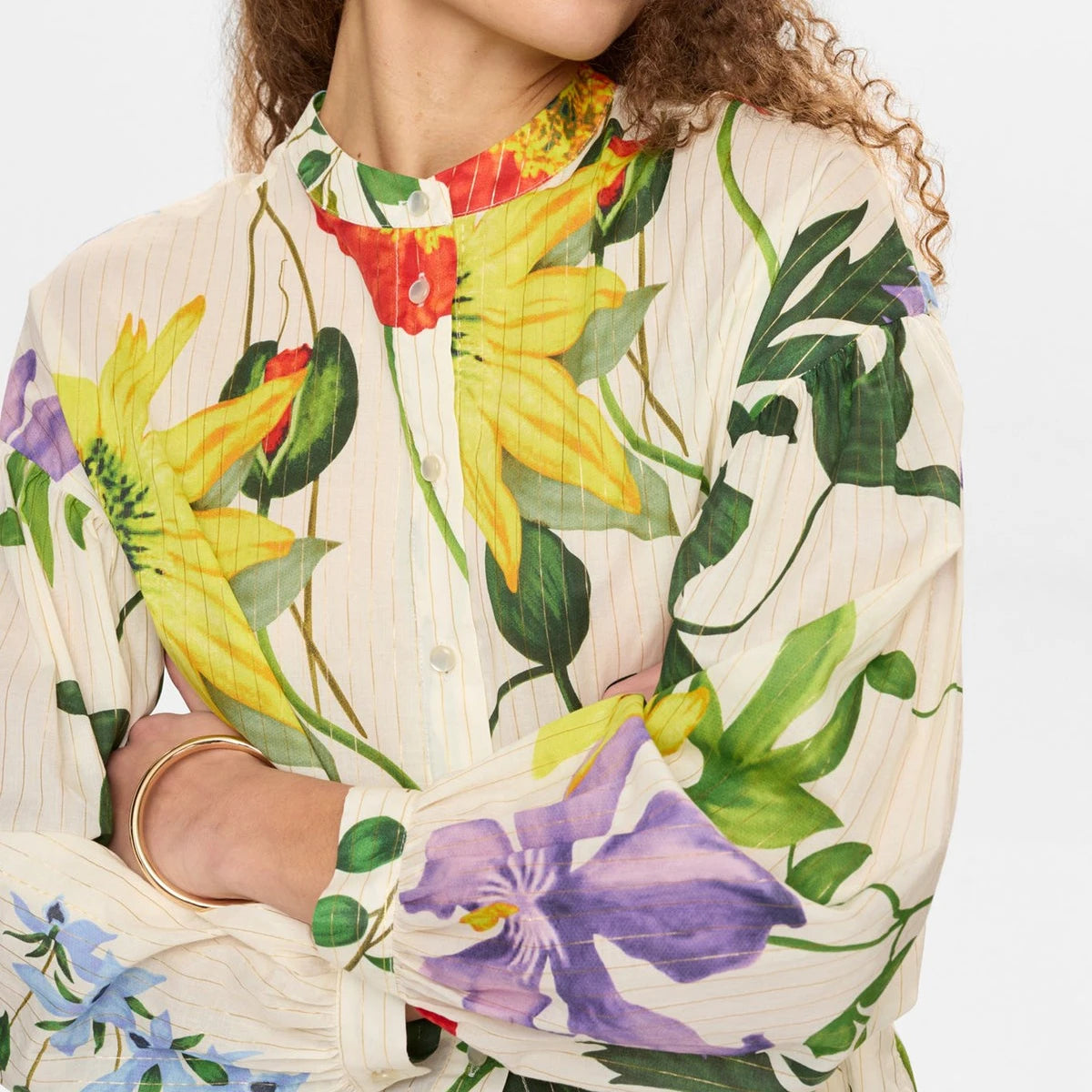 Nubelisa Shirt fra Nümph - Pristine - Detalje