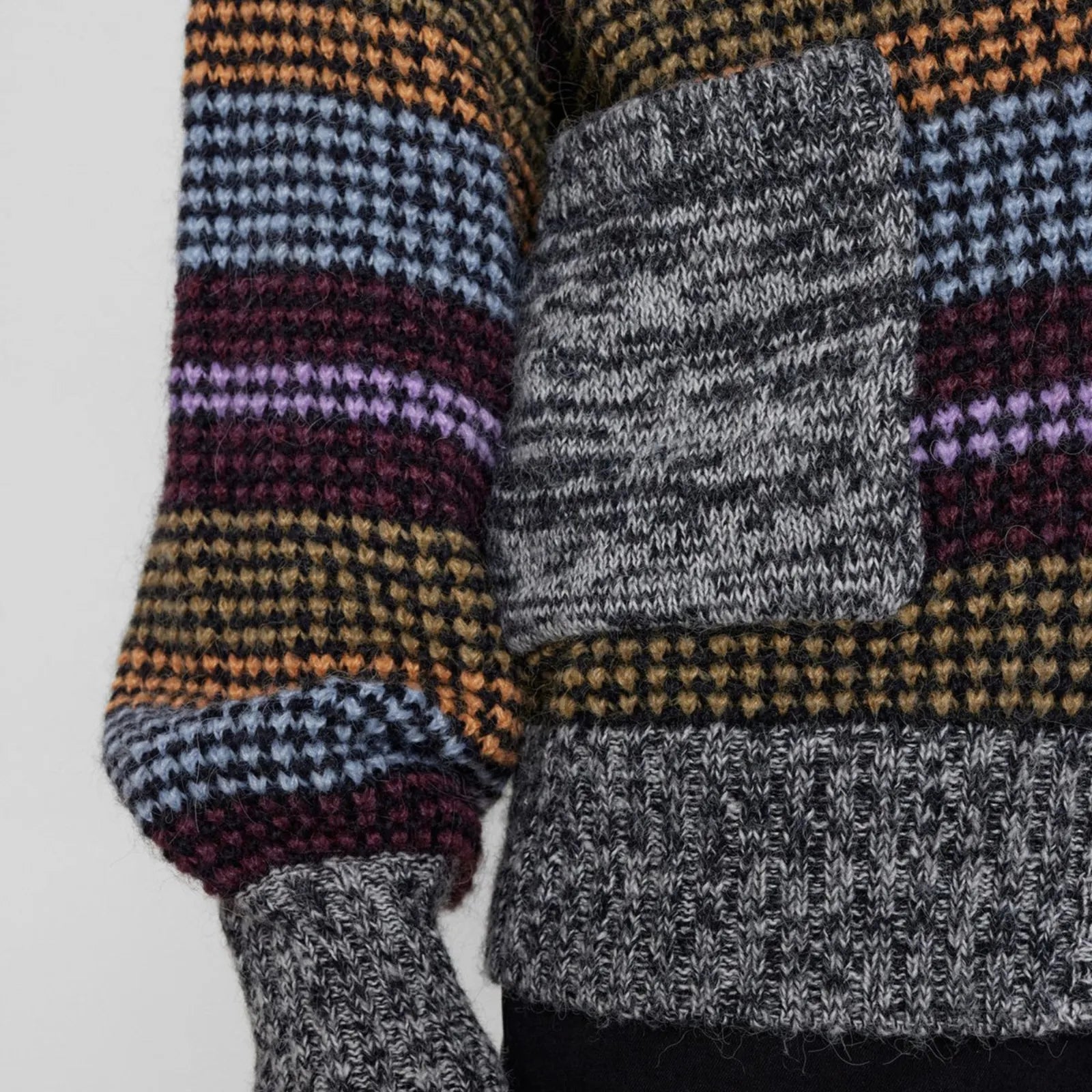Nubola Cardigan fra Nümph i Blue Fog (detalje lomme)