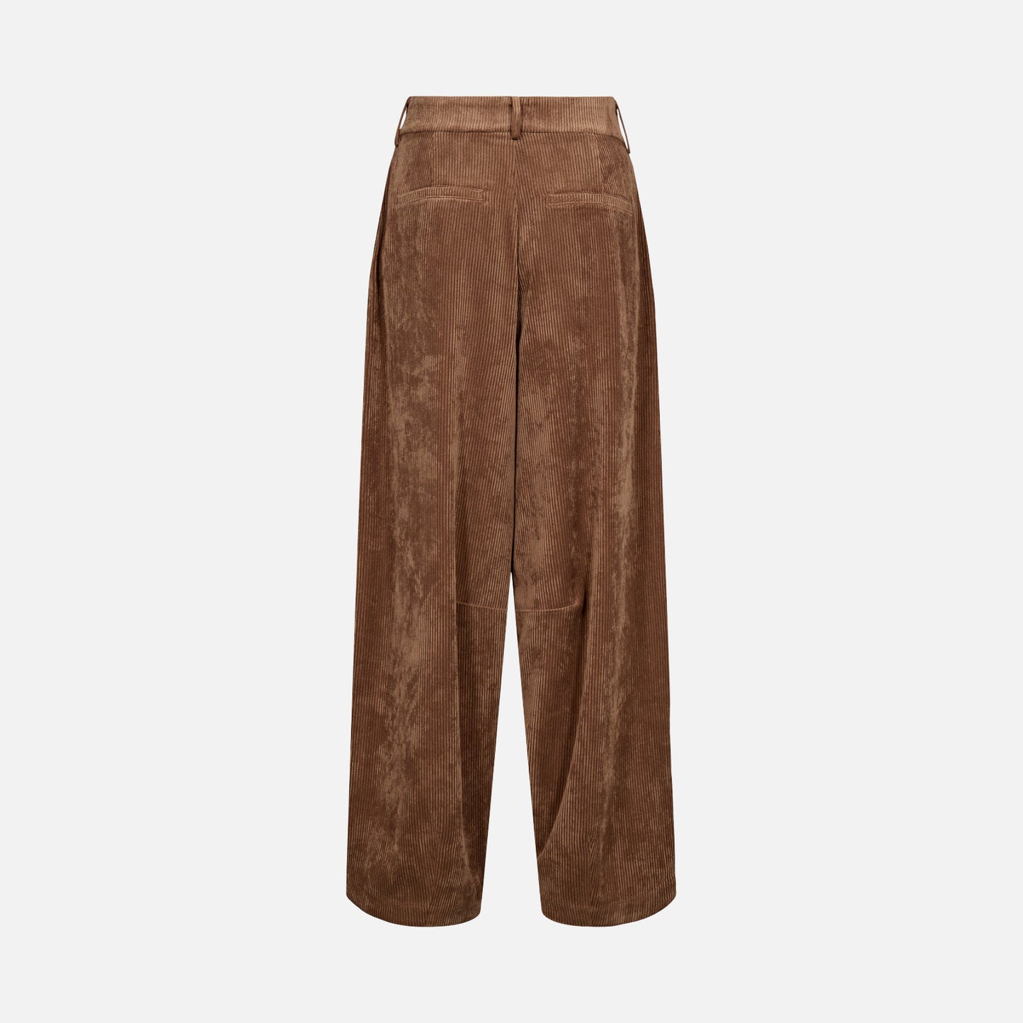 Nucelise Barrel Pants fra Nümph - Deep Taupe - Fra ryggen