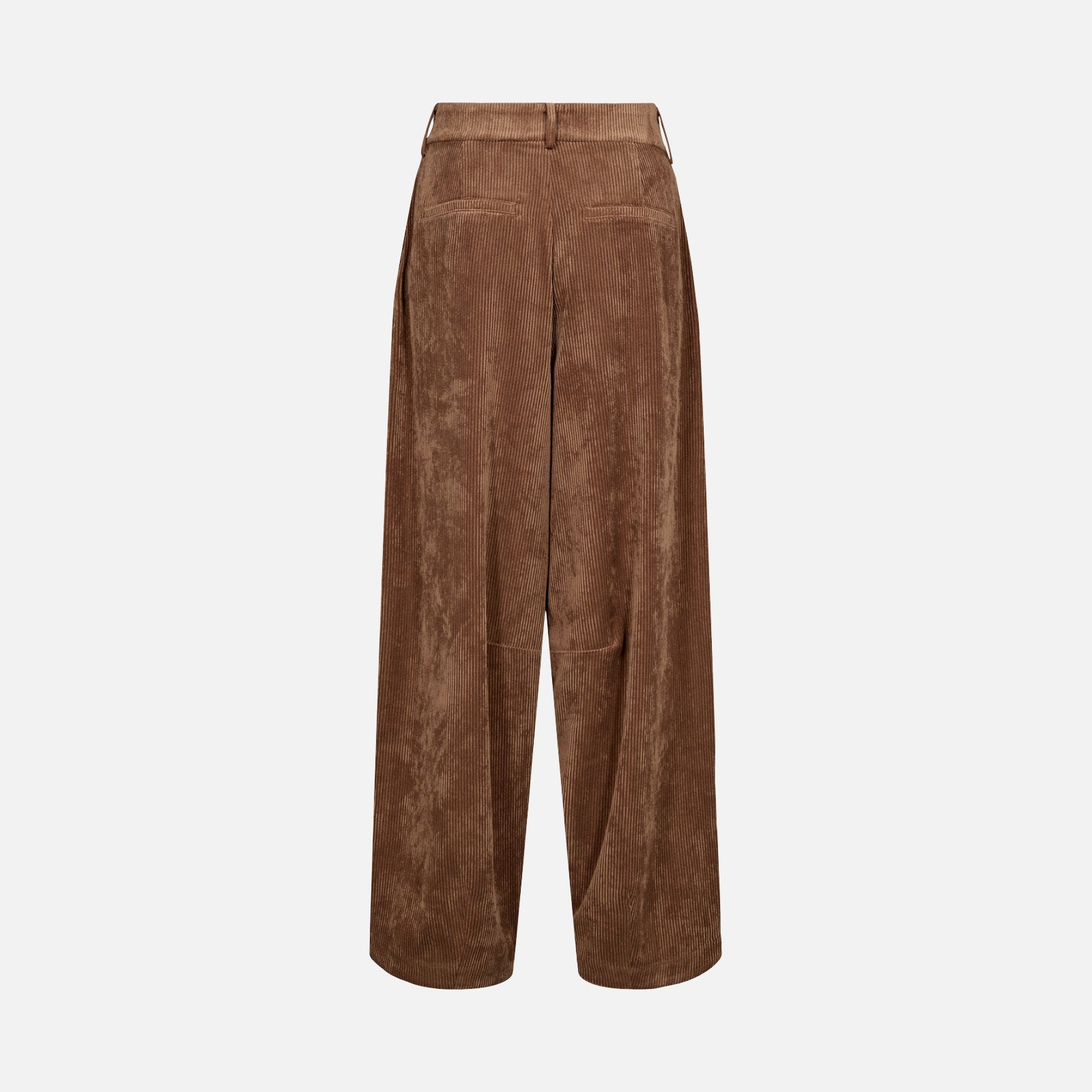 Nucelise Barrel Pants fra Nümph - Deep Taupe - Fra ryggen