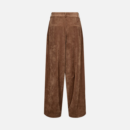 Nucelise Barrel Pants fra Nümph - Deep Taupe - Fra ryggen