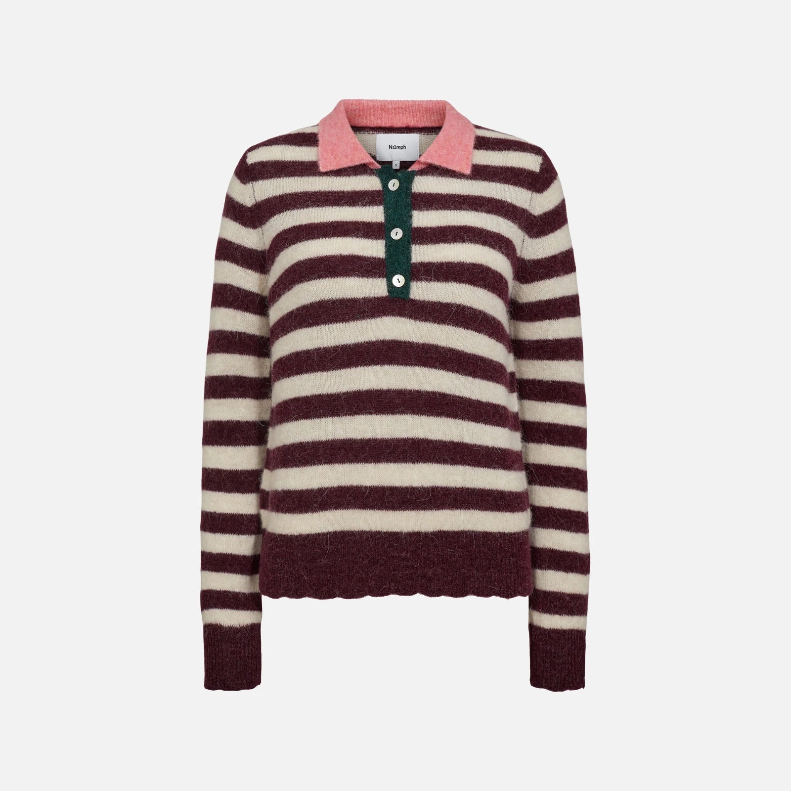 Nuciara Riette Stripe Pullover fra Nümph - Winetasting