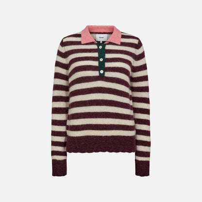 Nuciara Riette Stripe Pullover fra Nümph - Winetasting