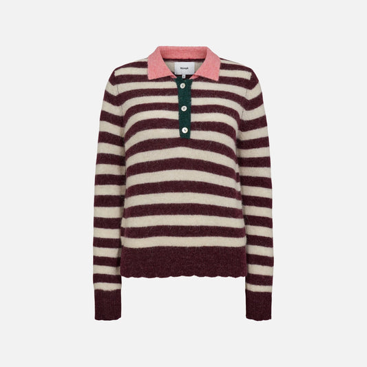 Nuciara Riette Stripe Pullover fra Nümph - Winetasting