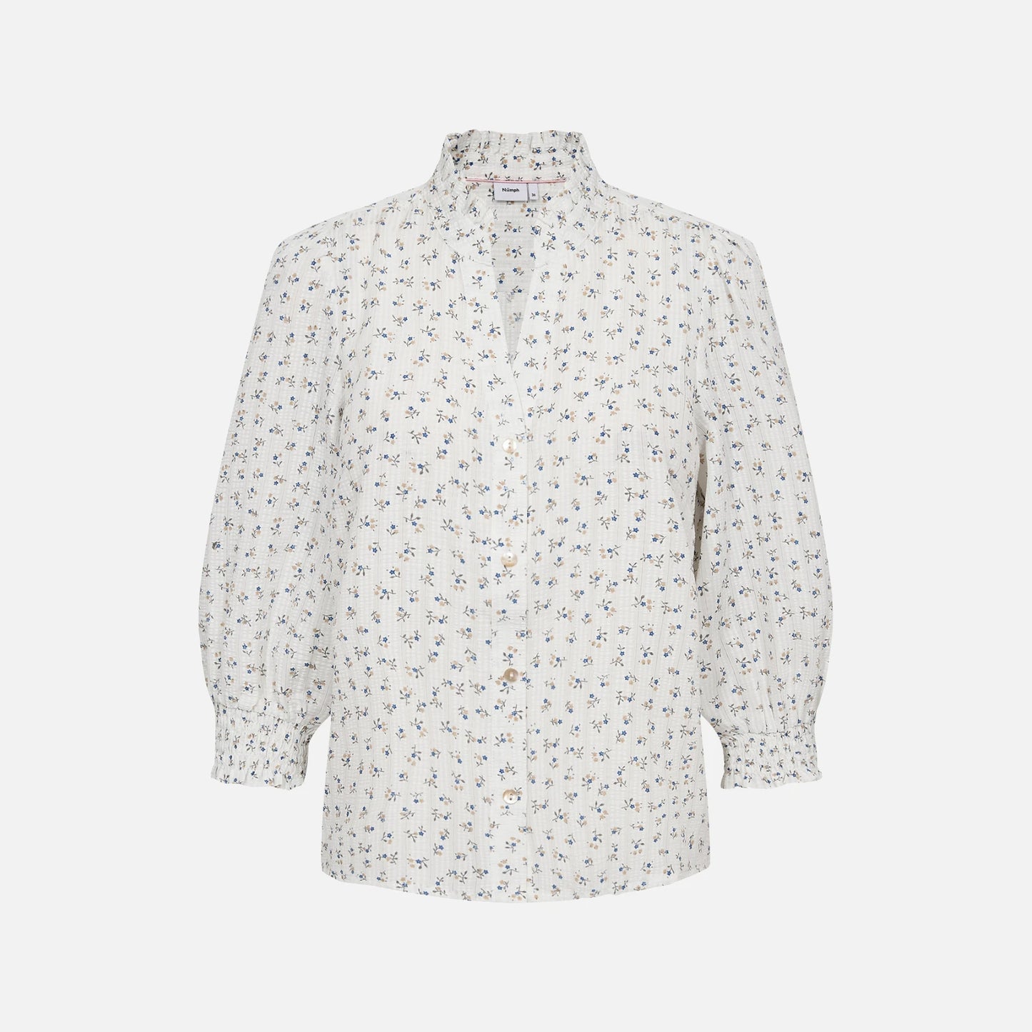 Nufenja Shirt fra Nümph - Grey Blue