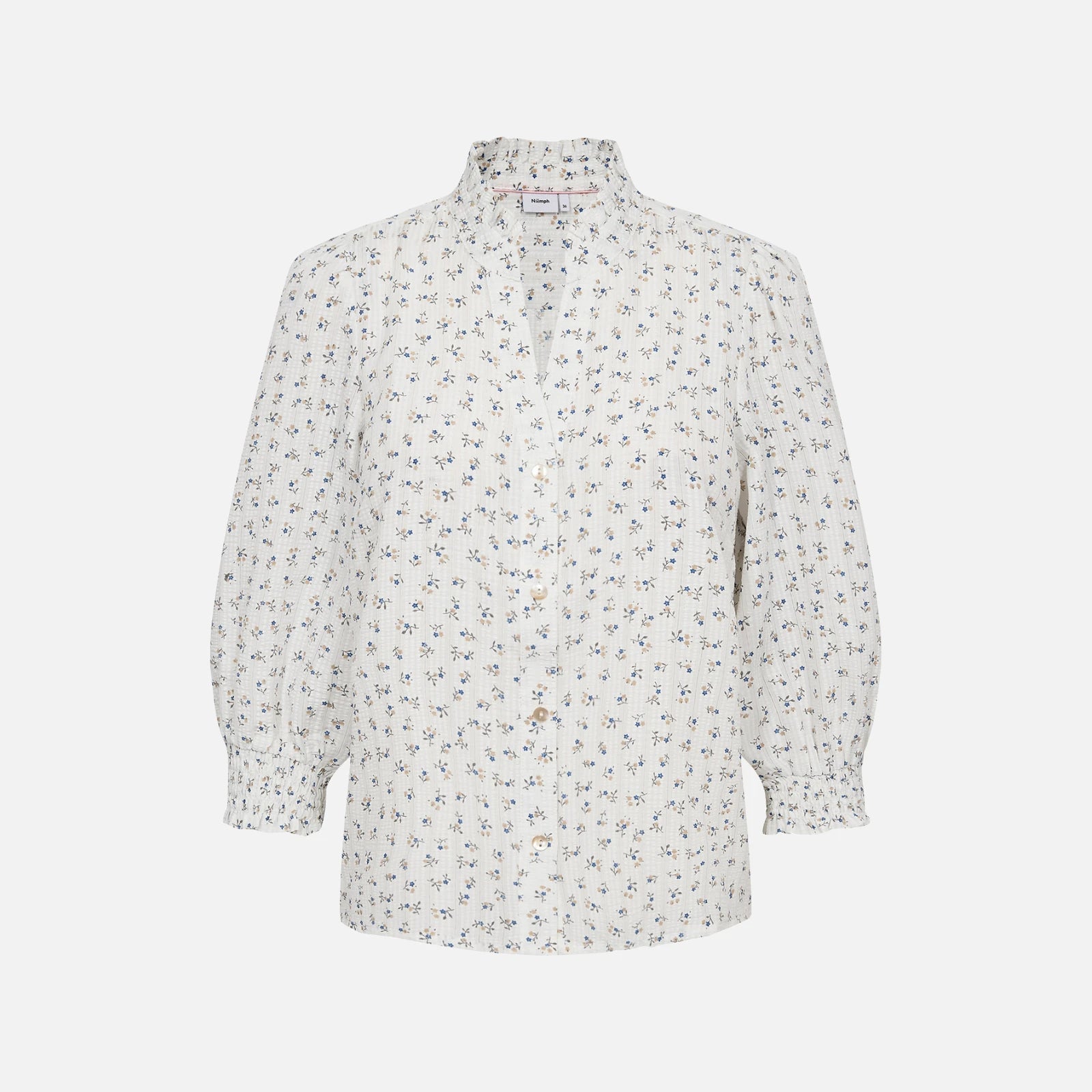 Nufenja Shirt fra Nümph - Grey Blue
