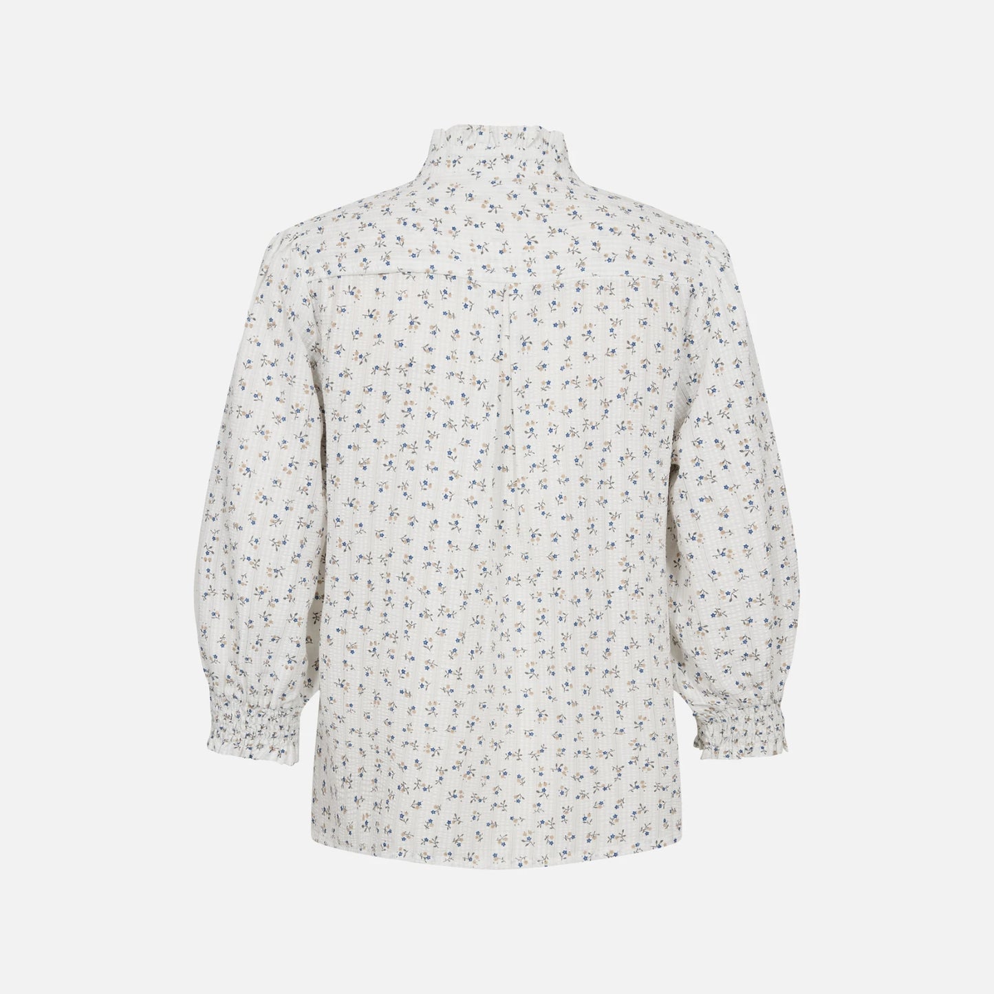 Nufenja Shirt fra Nümph - Grey Blue - Ryg