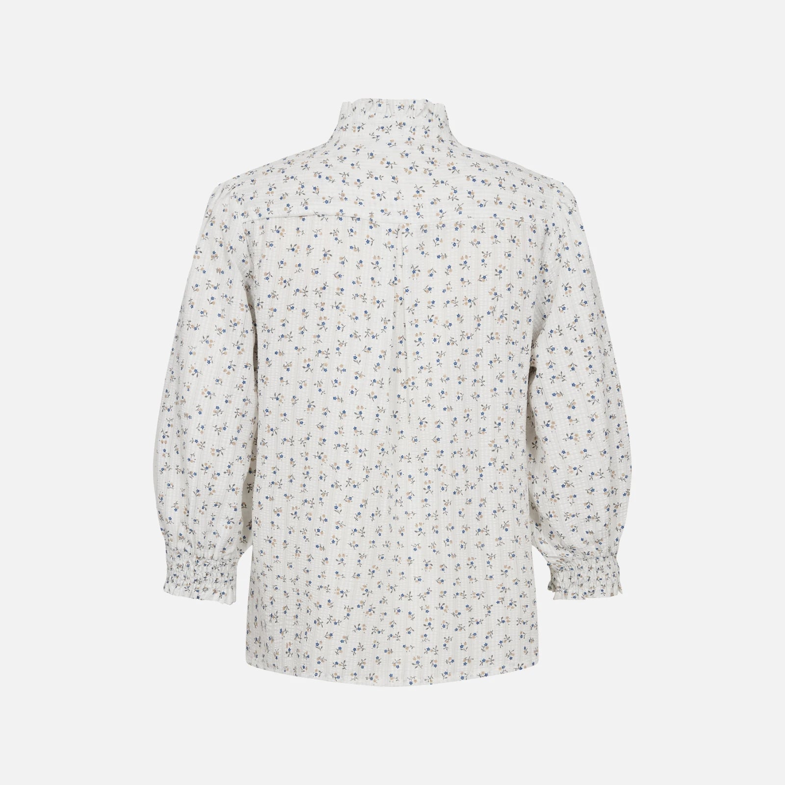 Nufenja Shirt fra Nümph - Grey Blue - Ryg