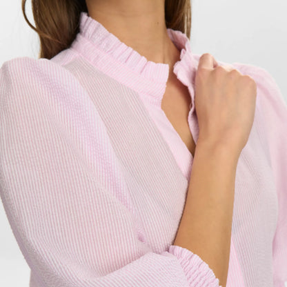 Nujane Shirt fra Nümph - Pink Lady - Detalje