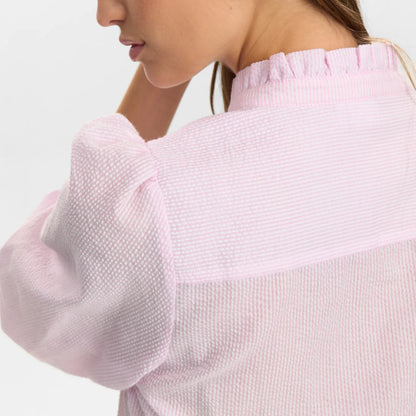 Nujane Shirt fra Nümph - Pink Lady - detalje rygstykke