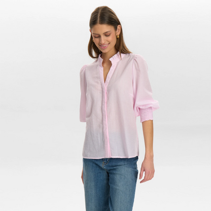 Nujane Shirt fra Nümph - Pink Lady - Modelfoto