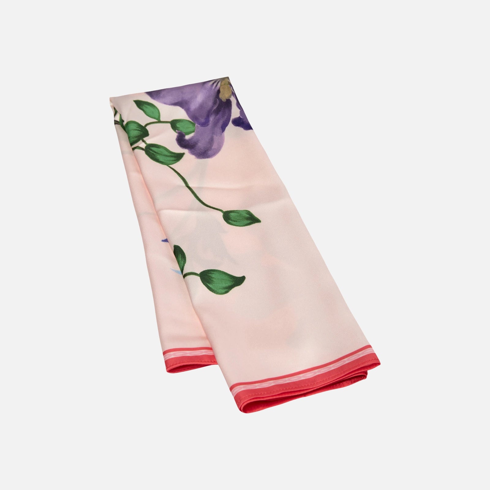 Nukenja Satin Scarf fra Nümph - Mangano Calcite - Foldet på langs