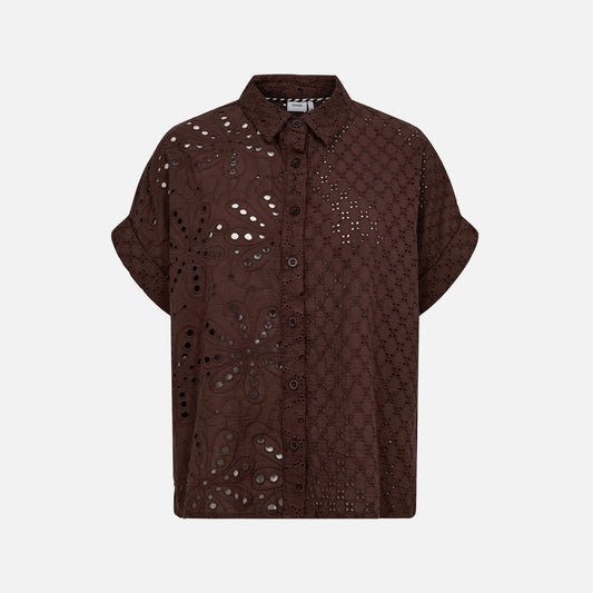 Napalma Shirt fra Nümph - Chicory Coffee