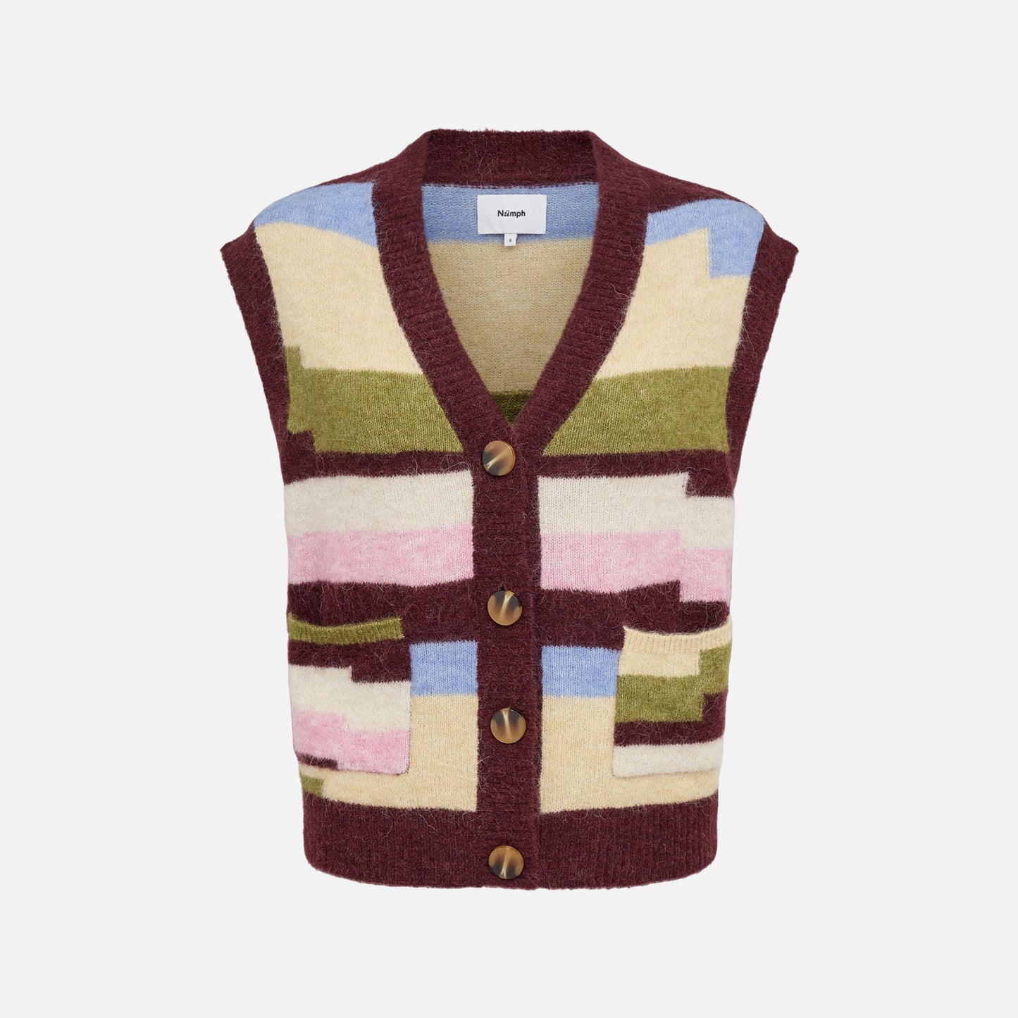 Nuriette Pixel Stripe Vest