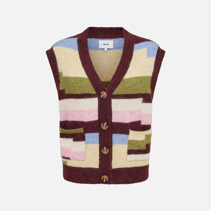 Nuriette Pixel Stripe Vest