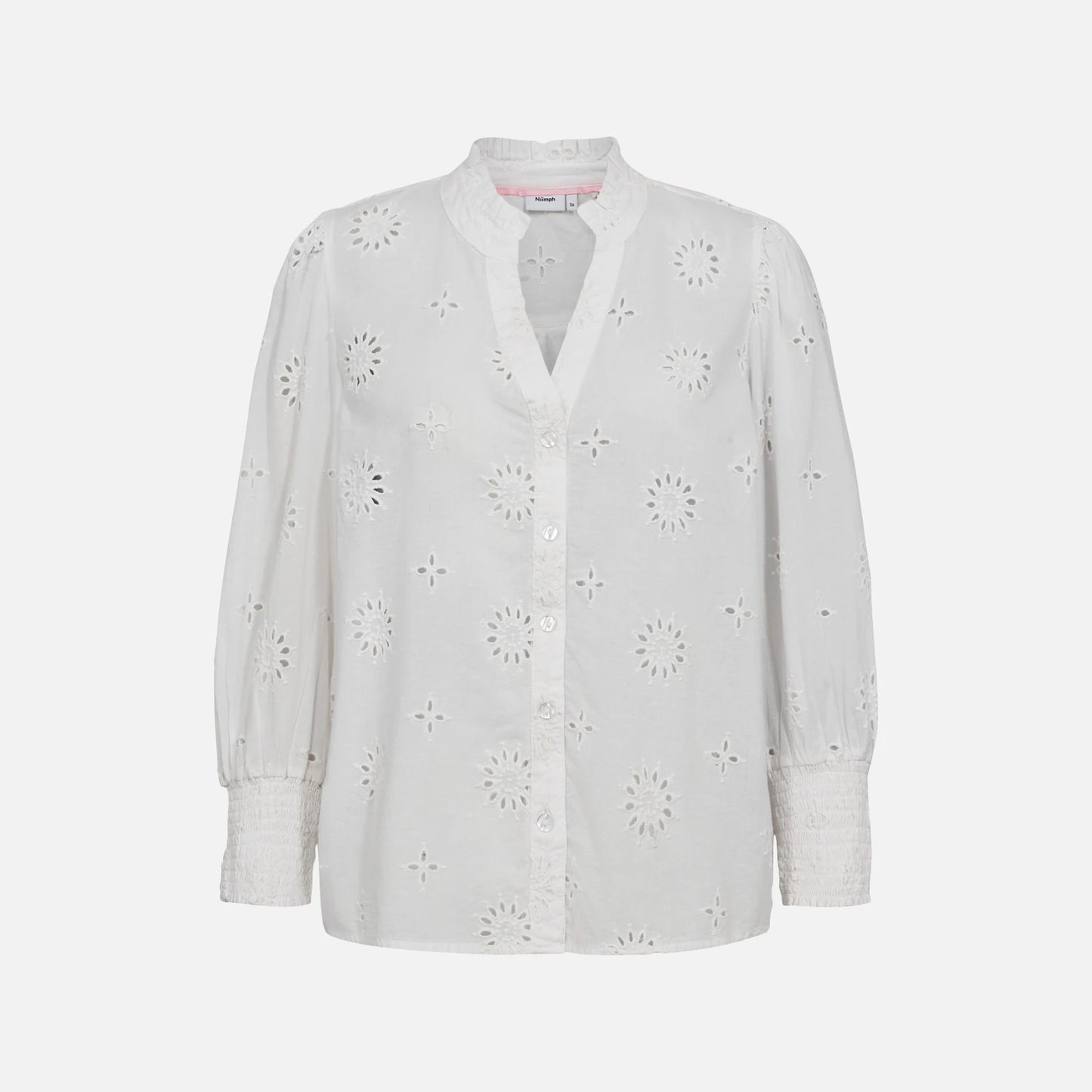 Nusammy Shirt fra Nümph - Bright White