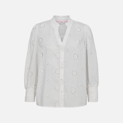 Nusammy Shirt fra Nümph - Bright White