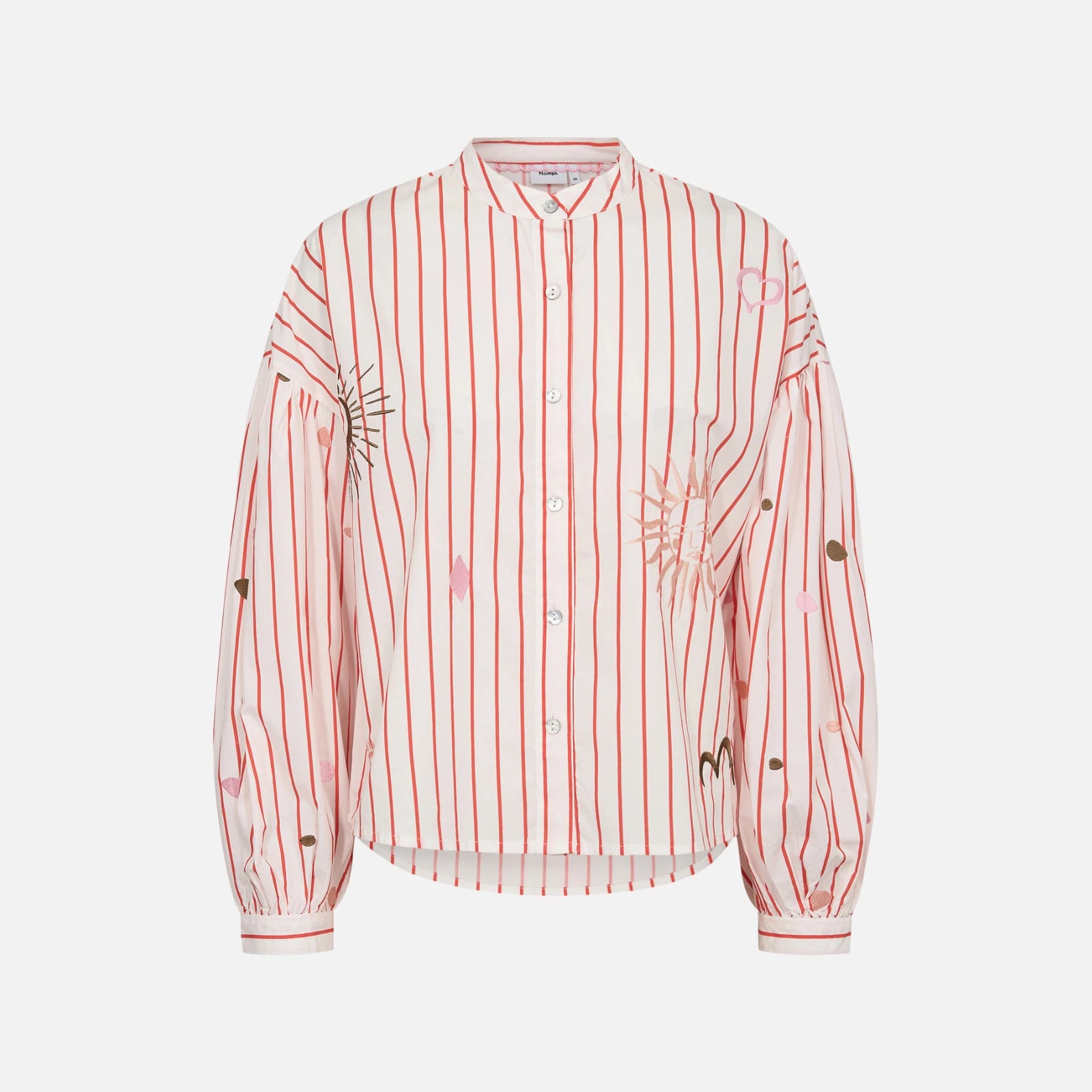 Nusoleima Shirt fra Nümph - Cloud Dancer