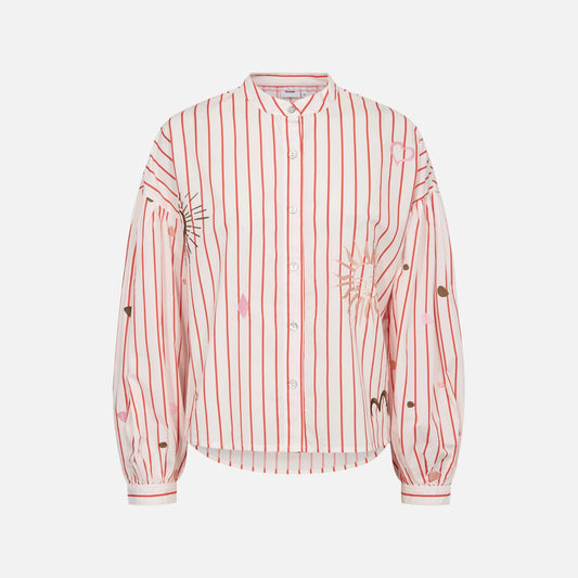 Nusoleima Shirt fra Nümph - Cloud Dancer